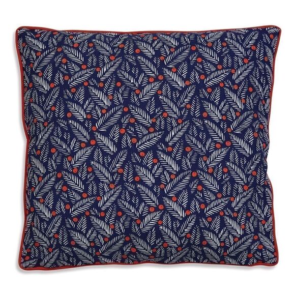 NEW! Farmhouse Whimsical Merry Christmas Throw Pillow Holiday Country Shabby - Picture 2 of 2